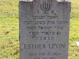 Esther Levin Esther Levin