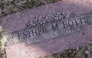 Esther M. Botts Esther M. Botts