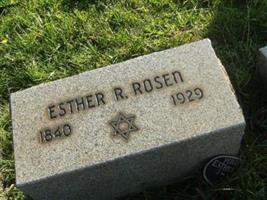 Esther R Rosen