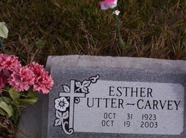 Esther Utter Carvey