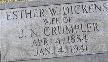 Esther W. Dickens Crumpler Esther W. Dickens Crumpler