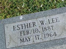 Esther W Lee