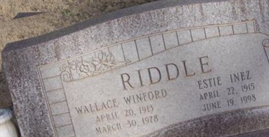 Estie Inez Riddle Estie Inez Riddle
