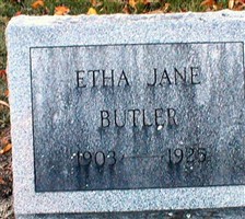 Etha Jane Butler Etha Jane Butler