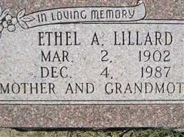 Ethel A Lillard Ethel A Lillard