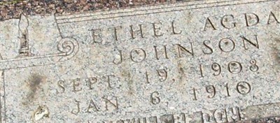 Ethel Agda Johnson Ethel Agda Johnson