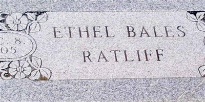 Ethel Bales Ratliff