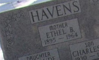 Ethel Beryl Cushman Havens Ethel Beryl Cushman Havens