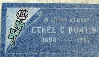 Ethel C Lockenour Bunting Ethel C Lockenour Bunting