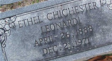 Ethel Chichester Leonardi Ethel Chichester Leonardi