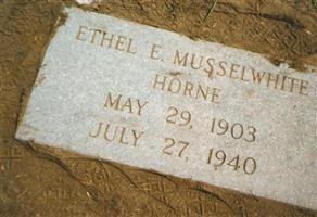 Ethel Estele Musselwhite Horne