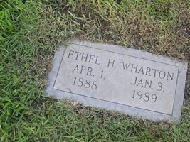 Ethel H Wharton