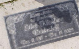 Ethel Klomburg Brinkerhoff Ethel Klomburg Brinkerhoff
