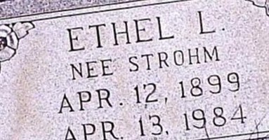 Ethel L Strohm Spitler