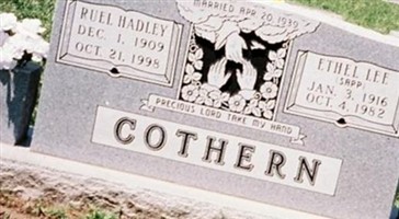 Ethel Lee Sapp Cothern Ethel Lee Sapp Cothern