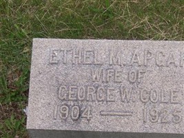 Ethel M Apgar Cole