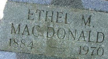 Ethel M MacDonald