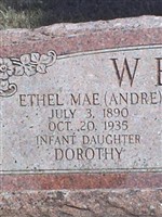 Ethel Mae Andre West Ethel Mae Andre West