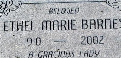 Ethel Marie Barnes