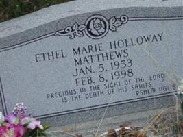 Ethel Marie Holloway Matthews