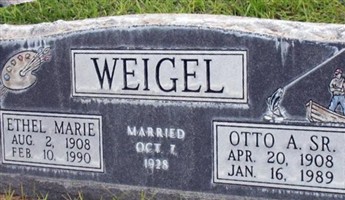 Ethel Marie Weigel Ethel Marie Weigel