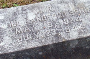 Ethel "Mitzi" Langford Spring Ethel "Mitzi" Langford Spring