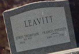 Ethel Thompson Leavitt