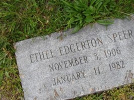 Ethel Vernice Edgerton Speer Ethel Vernice Edgerton Speer