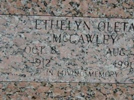 Ethelyn Oleta McCawley Ethelyn Oleta McCawley