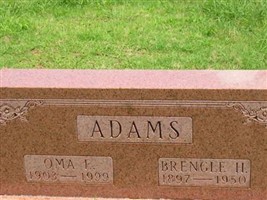 Oma Etta (Cook) Sylvester Adams