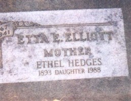 Etta Elizabeth Mutter Elliott Etta Elizabeth Mutter Elliott
