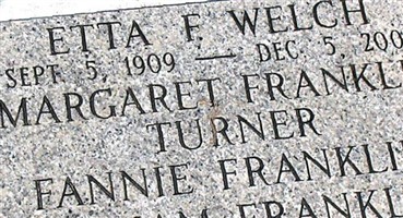 Etta F. Welch Etta F. Welch