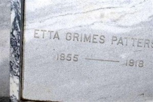 Etta Grimes Patterson Etta Grimes Patterson