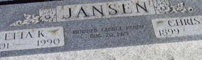 Etta K. Jansen Etta K. Jansen