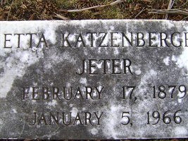 Etta Katzenberger Jeter