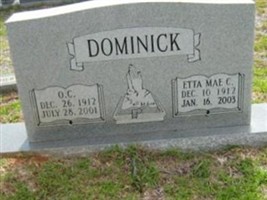 Etta Mae C. Dominick Etta Mae C. Dominick