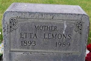 Etta Mary Black Lemons