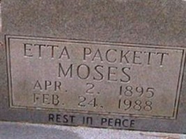 Etta Packett Moses Etta Packett Moses
