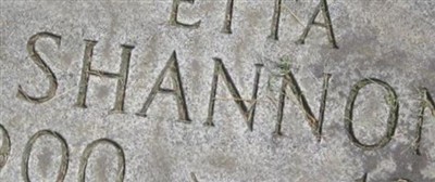 Etta Shannon Etta Shannon