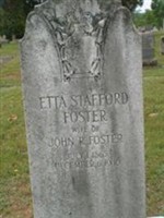 Etta Stafford Foster Etta Stafford Foster