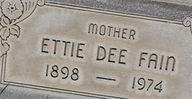 Ettie Dee Shearer Fain