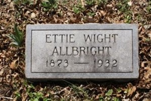 Ettie Wight Allbright Ettie Wight Allbright