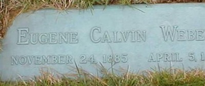 Eugene Calvin Weber Eugene Calvin Weber