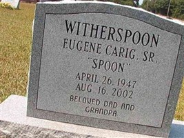 Eugene Carig "Spoon" Witherspoon, Sr Eugene Carig "Spoon" Witherspoon, Sr