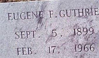 Eugene F Guthrie
