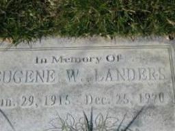 Eugene Wayland Landers Eugene Wayland Landers