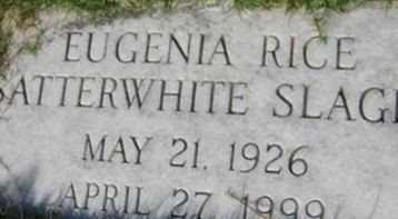 Eugenia Rice Satterwhite Slagle