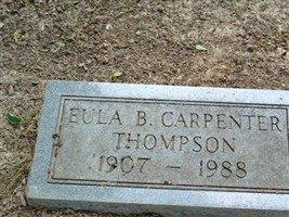 Eula B. Carpenter Thompson Eula B. Carpenter Thompson
