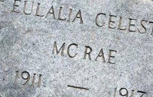 Eulalia Celeste McRae Eulalia Celeste McRae