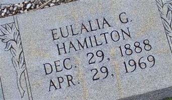Eulalia G Hamilton